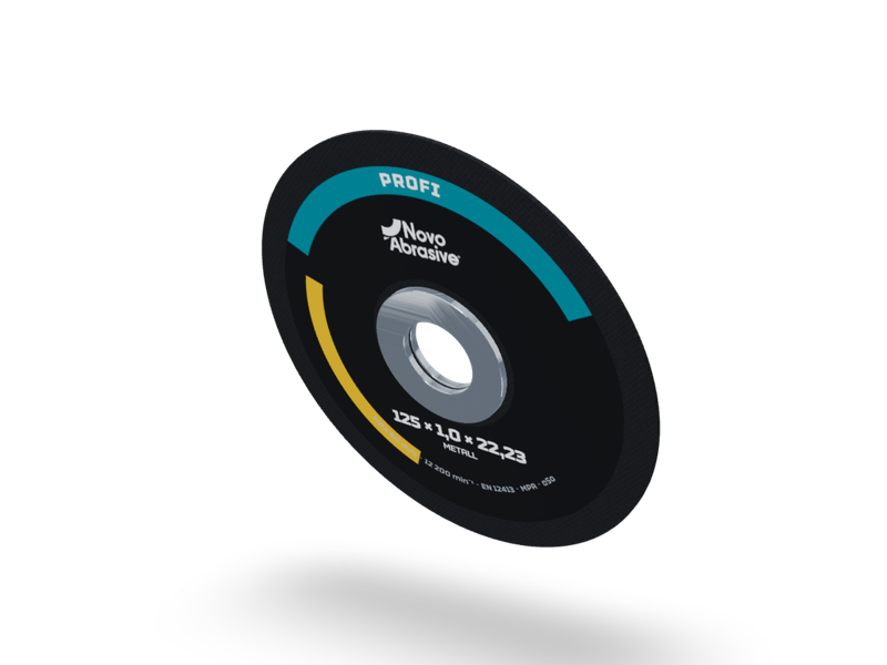 Kappeskive, INOX, Ø115–125 mm, NovoAbrasive
