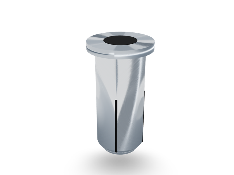 Anker, med lippe, M12×D16, BSM