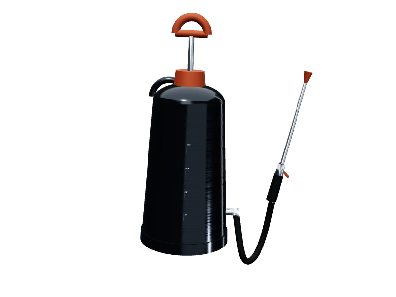 Vanntank, manuell trykkpumpe, 10 L, Mesto