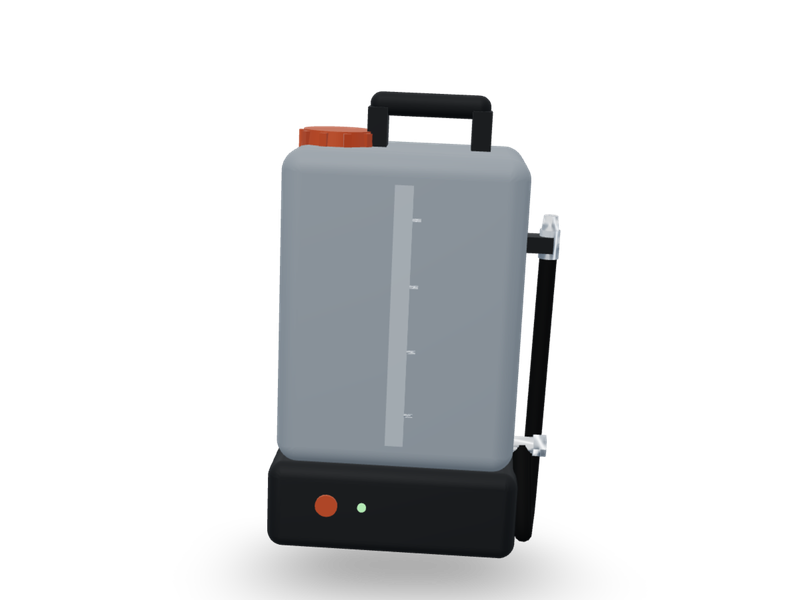 Vanntank, batteridrevet, 20 L, Mesto